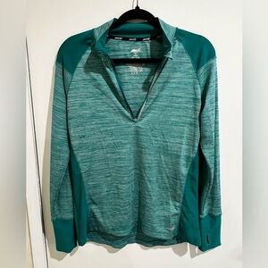 Avia Green Striped Pullover